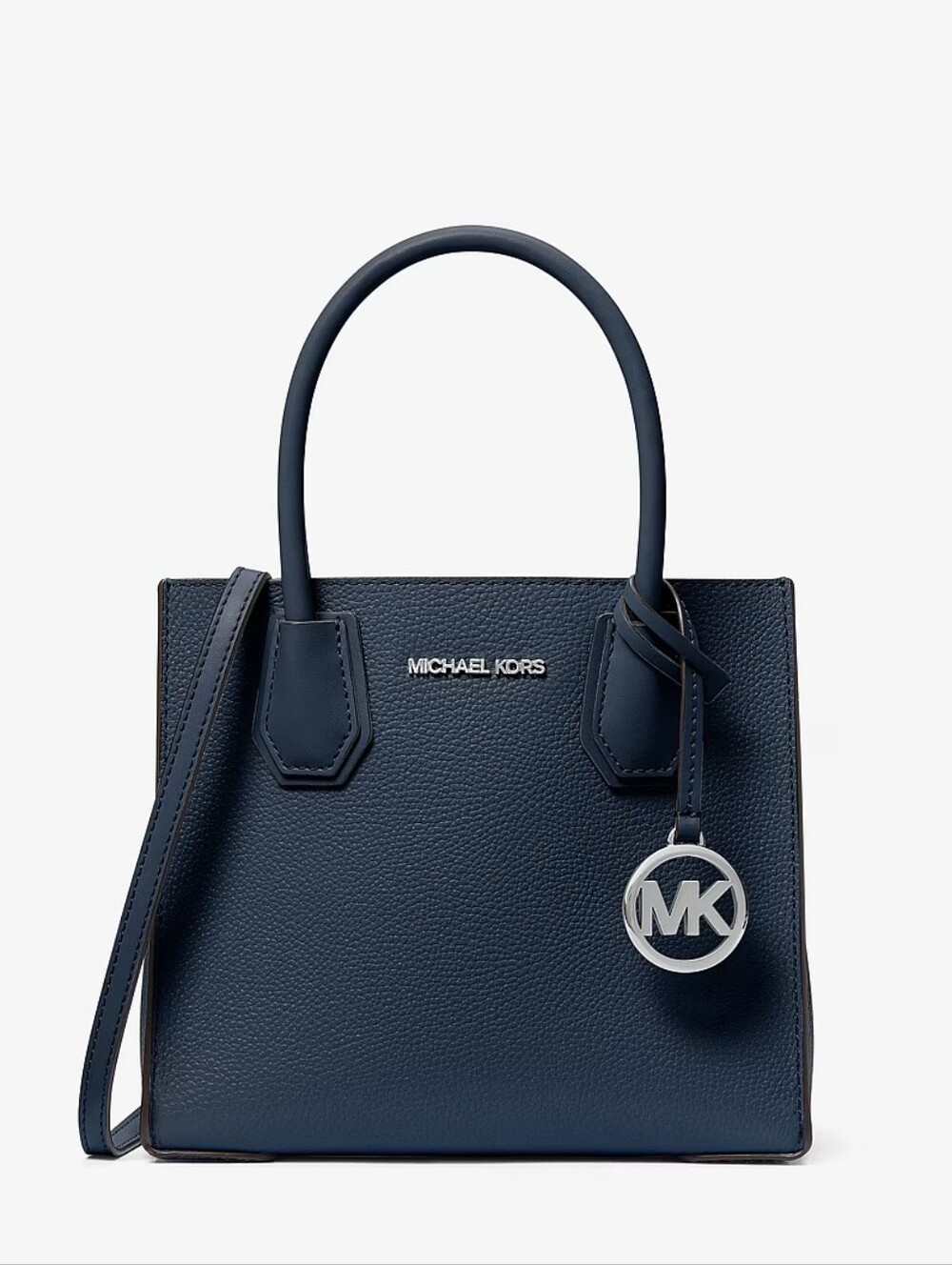 New Mercer Medium Pebbled Leather Crossbody Bag